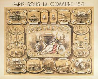 Scene dalla Comune di Parigi, 1871 da French School
