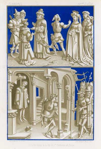 Scene dalla vita di Caterina da Siena da French School