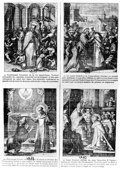 Scene della vita di San Norberto, fondatore dell