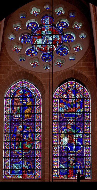Scene dalla vita di San Martino; donatore - Thibault VI, Conte di Chartres da French School