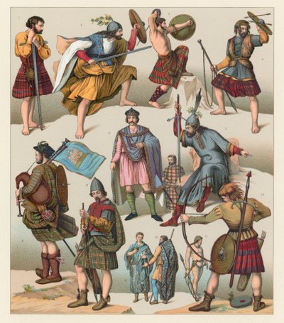 Costume scozzese da French School