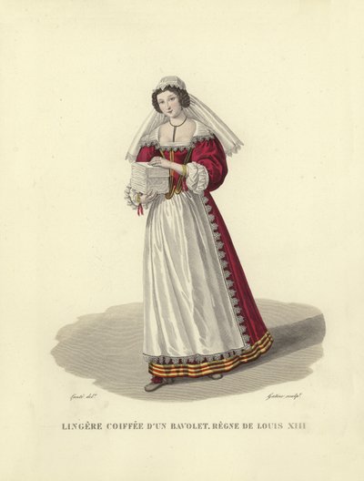 Sarta con una balza, regno di Luigi XIII di Francia da French School