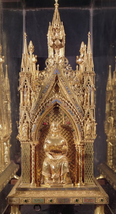 Figura seduta di Cristo, dal Reliquiario di San Taurino da French School