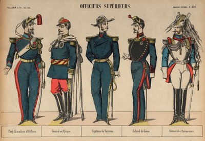 Ufficiali militari francesi superiori da French School