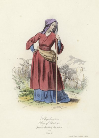 Pastorella, regno di Carlo VIII di Francia da French School