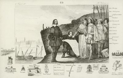 Assedio di La Rochelle, Francia, 1627-1628 da French School