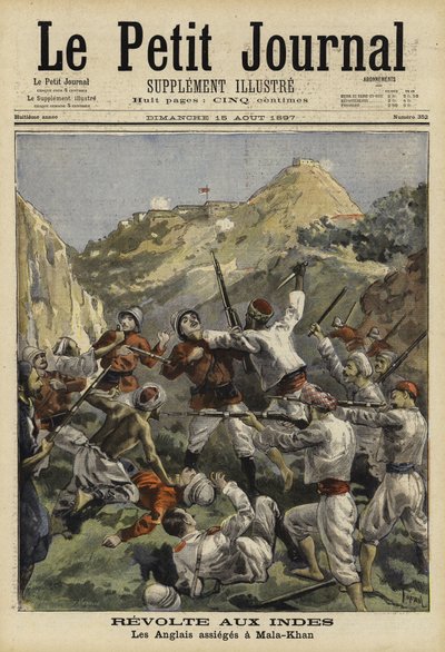 Assedio di Malakand, India, 1897 da French School
