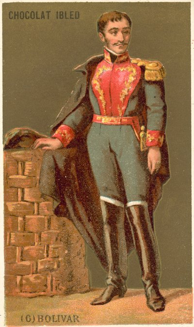 Simon Bolivar, leader militare e politico venezuelano da French School
