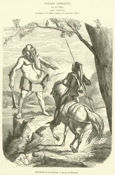 Sire Thopas e sire Oliphant da French School