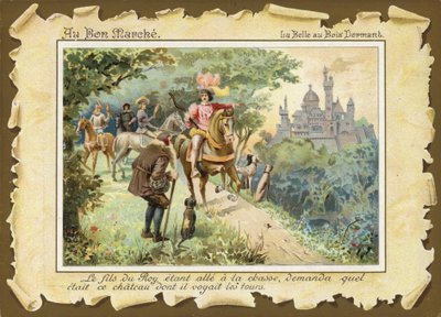 La bella addormentata, Principe a cavallo da French School