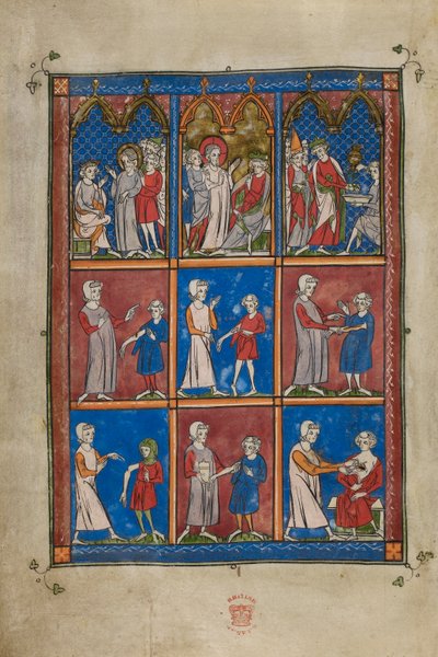 La Chirurgia, varie scene bibliche e mediche da French School