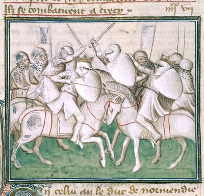 La Battaglia di Crecy, c.1410 da French School
