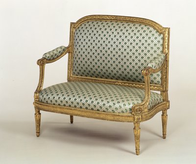 Piccolo divano Luigi XVI, timbrato da J.P.Boulard, c.1775 da French School