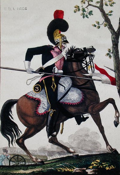 Soldato della Cavalleria della Casa Francese durante il periodo dell