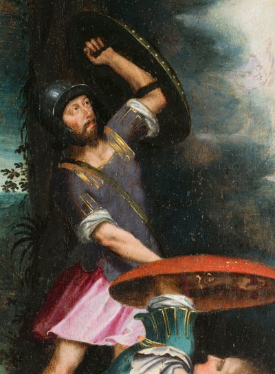 Soldati durante la resurrezione (dettaglio) da French School