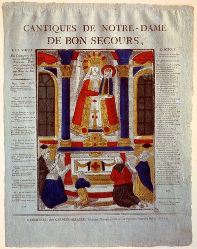 Canto della Madonna del Buon Aiuto da French School