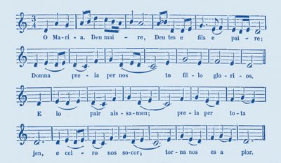 Canto delle crociate da French School