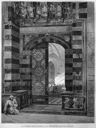 Porta delle Zuppe, moschea Al Azhar, Il Cairo, da L