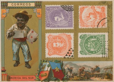 Francobolli sudamericani da French School