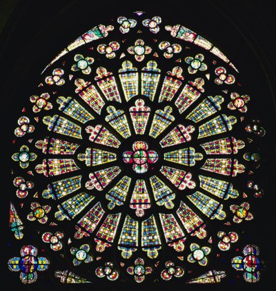 Rosone sud, c.1320 da French School