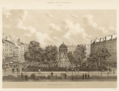 Piazza degli Innocenti, 1878 da French School