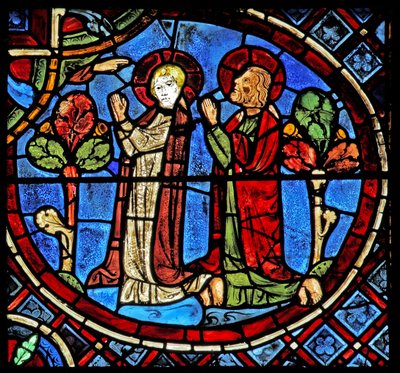 Ss Simone e Giuda pregano da French School