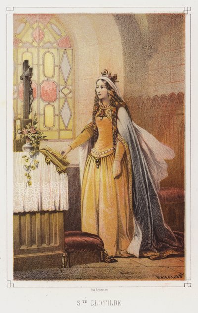Santa Clotilde, Regina dei Franchi da French School