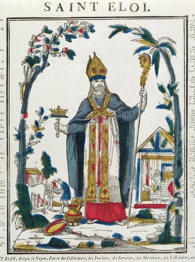 San Eloi (c.588-660) da French School