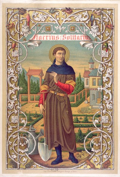San Fiacre (d.670) da French School