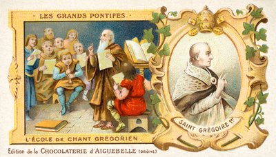 San Gregorio Magno e una scuola di canto gregoriano da French School