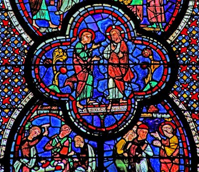 Cristo appare a San Giovanni da French School