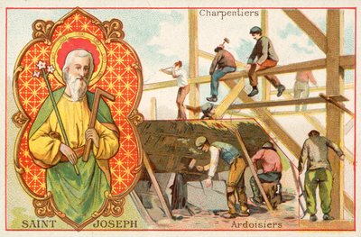 San Giuseppe, patrono dei carpentieri e dei tetti da French School