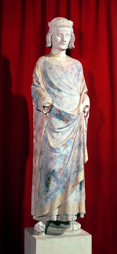 San Luigi (pietra policroma) da French School