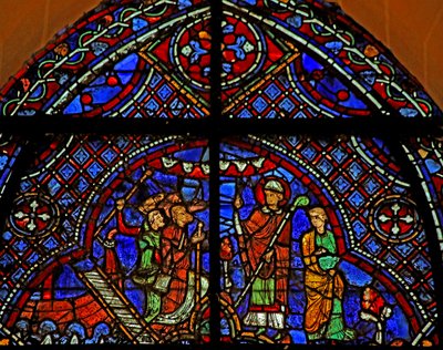 San Nicola: benedice i pellegrini che arrivano dalla barca da French School