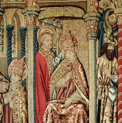 San Pietro che pone la tiara papale sulla testa di San Clemente, da 