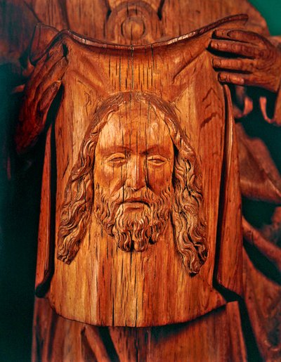 Velo di Santa Veronica tenuto da un angelo, c.1500 da French School