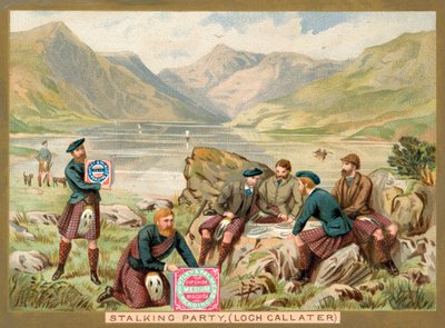 Partita di caccia, Loch Callater, Scozia da French School