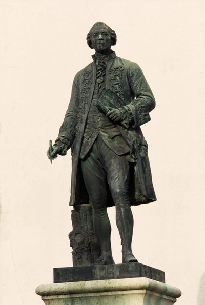 Statua di Georges Louis Leclerc, Conte di Buffon (1707-1788), Montbard (21 Côte d