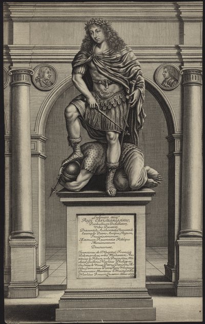 Statua del re Luigi XIII di Francia da French School