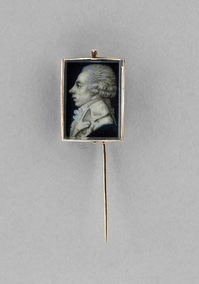 Spilla con ritratto di un uomo, c.1780 da French School