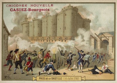 Assalto alla Bastiglia, Parigi, 14 luglio 1789 da French School