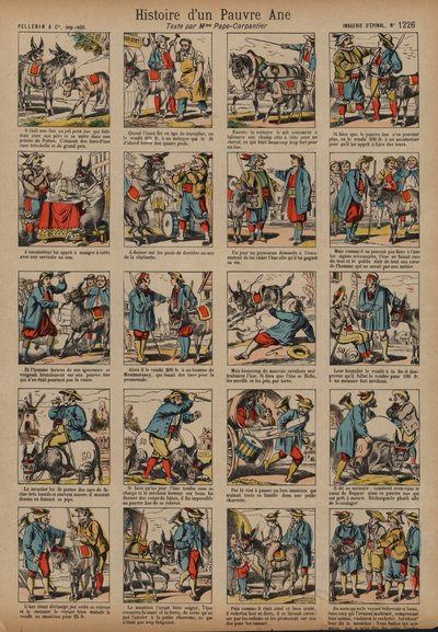 Storia di un povero asino da French School