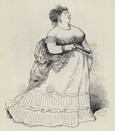 Signora corpulenta da French School