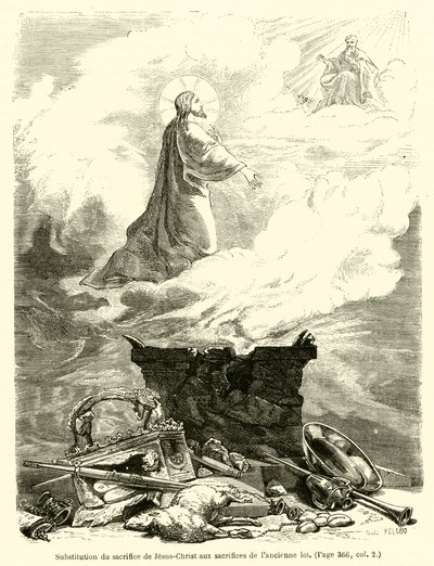 Sostituzione del sacrificio di Gesù Cristo ai sacrifici della vecchia legge da French School