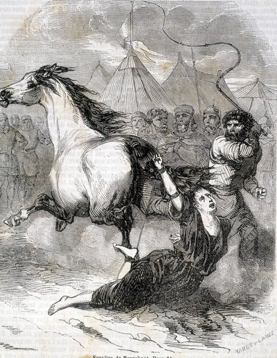 Supplice di Brunehaut (o Brunehilde) (613) - in 