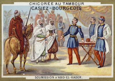 Resa di Abdelkader ai francesi, Algeria, 1847 da French School