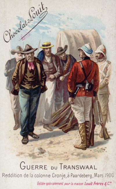 Resa della colonna di Piet Cronje agli inglesi, Paardeberg, marzo 1900 da French School