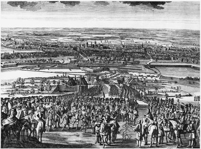 Resa della città e della cittadella di Gand, 1678 da French School
