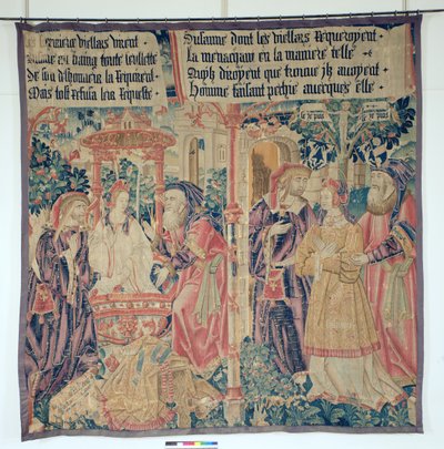 Susanna e i vecchioni, pannello centrale dalla Storia di Susanna da French School