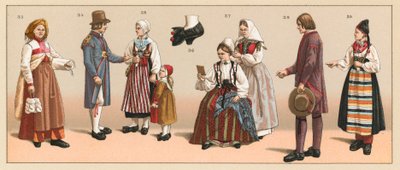 Costume svedese da French School